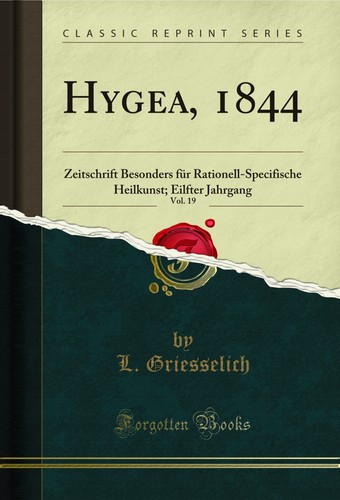 Hygea 1844 vol - 1844,, 19