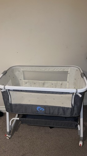 Grey bella baby bedside - grey,