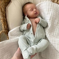 Zero pam Reborn Dolls Silicone Full Body-47CM Washable Reborn Baby Dolls Boy, R