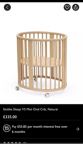 Stokke sleepi mini oval crib - sleepi,