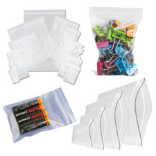 GRIP SEAL BAGS CLEAR SELF