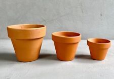 TERRACOTTA POT SELECTION | Natural Clay Planters | Drainage Hole | Classic Style