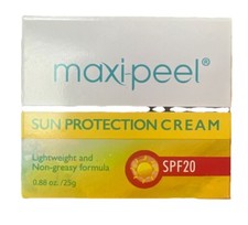 Maxi-Peel Sun Protection SPF20 Face Cream 25g - Lightweight, Non-Greasy