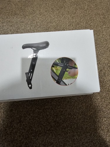 Kids front mounted bike seat - mounted,