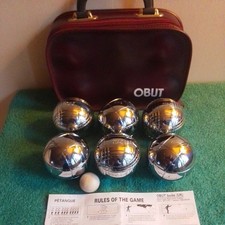 OBUT Petanque Boules x 6 Set