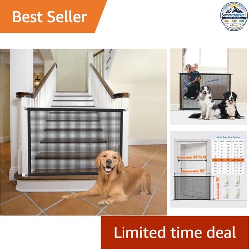 Dog gate for stairs wide - gate,