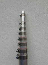 Ham radio 12m antenna telescopic mast portable hexbeam or cobweb dipole support