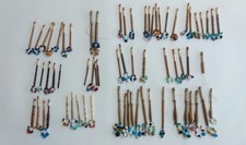 67 x Antique Lace Bobbins Bone