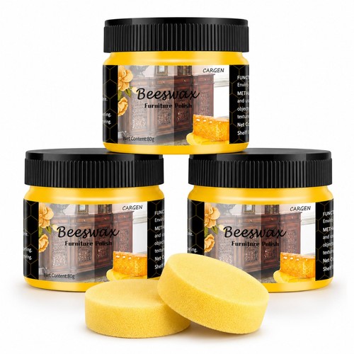 3pcs beeswax wood polish - wood,