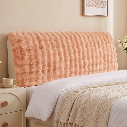 Faux fur headboard - headboard, soft