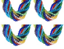 ❤ Faceted Rondelle Crystal