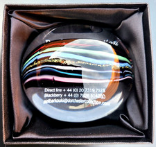 Luxury Dorchester Collection Art Glass,Paperweight,Original Box,Hotel collection