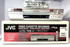 JVC Victor HR-V715EK HDMI Hi-Fi Stereo 4-Head VHS VCR Player + Premium Bundle