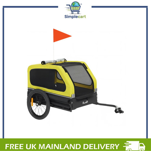 Dog bike trailer with - with, ramp