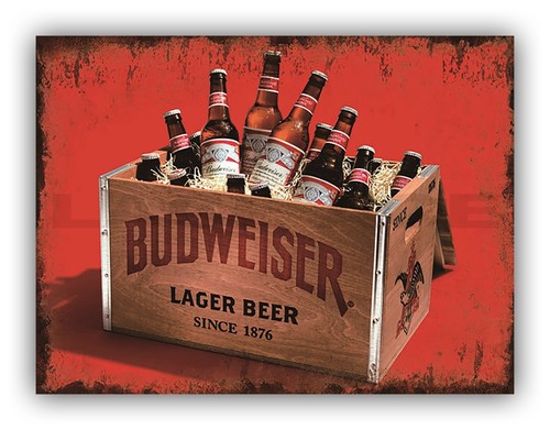 Budweiser style metal beer - metal,