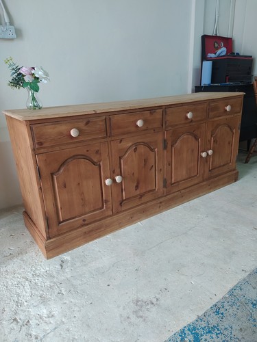 Pine sideboard drawer - pine, 4