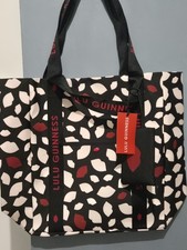 NEW Waitrose Lulu Guinness Flurry Tote Bag Lips V3.0 BNWT Fast Tracked 🚚