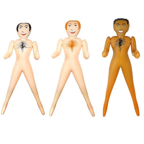 Inflatable blow man doll - blow, up