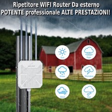 RIPETITORE Antenna T901 WIFI 6 Router  esterno professionale ALTE PRESTAZIONI