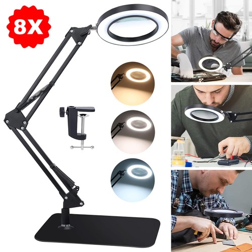 Magnifying glass with light - magnifying,