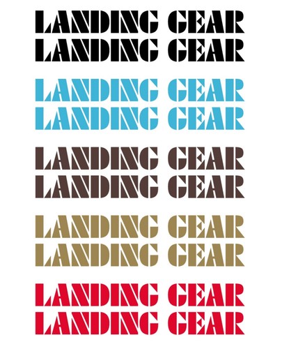Racing landing gear decals - se,