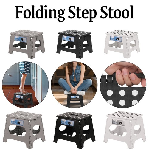 Folding step stool plastic - folding,