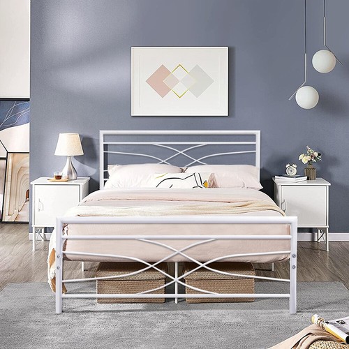 Bed metal steel frame - frame, bedroom