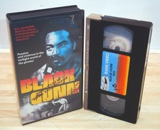 Blaxploitaion Horror BLACK GUNN [ Rank ] PRE CERT VHS Video - Jim Brown 1972