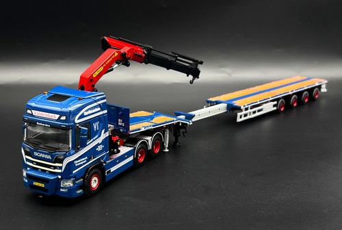 Scania truck telestep trailer