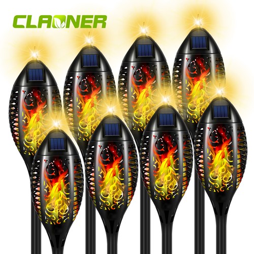 Solar flame lights outdoor - flame,