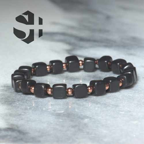 Shungite and copper - and,