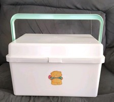 Mothercare baby changing box Forever Friends design for bottles, nappies 1980