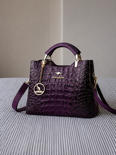 Crocodile skin handbag vintage - crocodile,