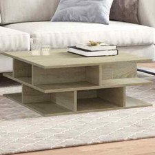 Coffee Table Sonoma Oak 70x70x29 cm Engineered Wood vidaXL