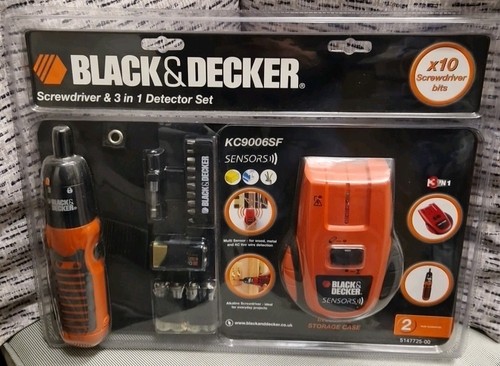 Black decker screwdriver and - &,