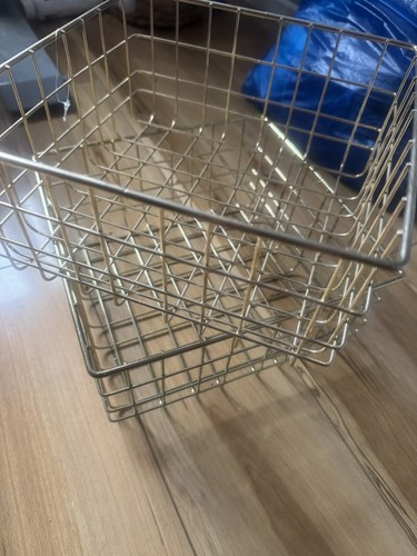 Iron storage basket wire - storage,