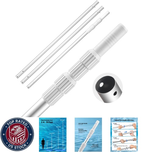 Pool pole to 15 ft - to,