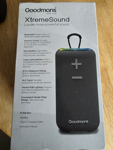 Goodmans xtremesound portable - xtremesound,