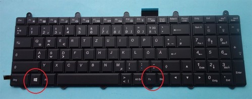 Keyboard clevo p170em p370em - clevo,