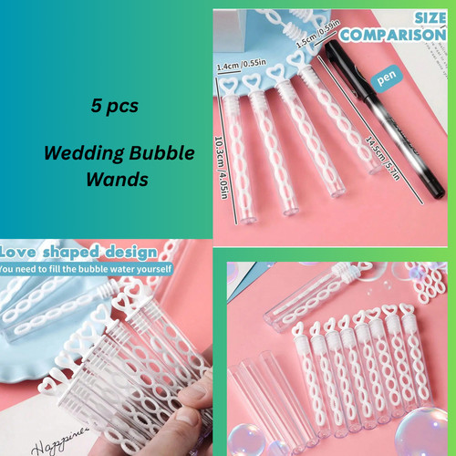 Wedding bubble wands - wedding,