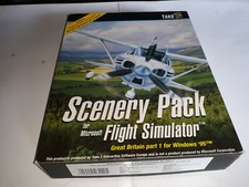 Scenery pack for Microsoft flight sim  - pc game -Big Box - R00001