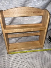 Spice Rack Wooden stow green