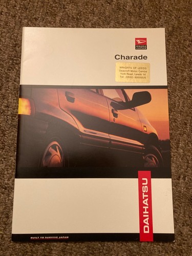 Daihatsu charade brochure - charade,