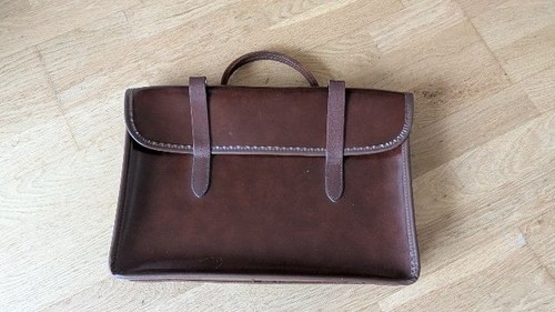 Vintage leather music - , bag