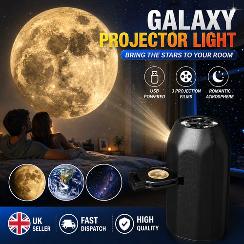 Usb galaxy projector - projector, moon