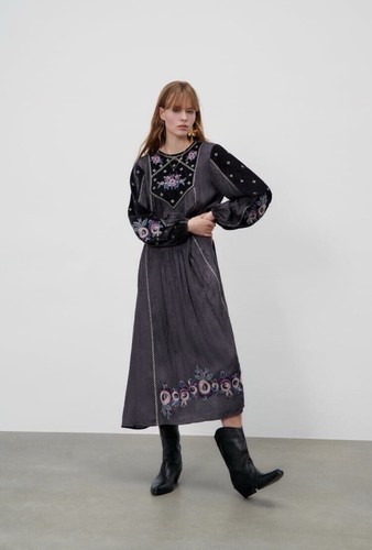 Zara grey boho - zara,