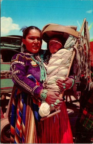 Navajo family and baby - family,