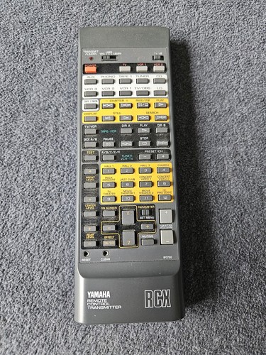 Yamaha rcx remote control - control, dsp
