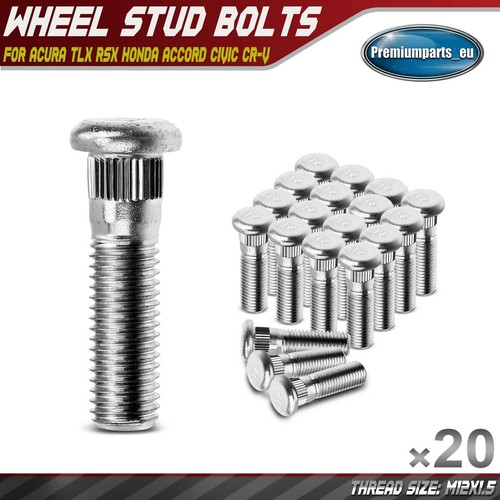 20x wheel studs - front, for
