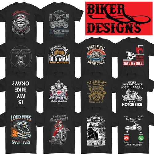 Biker shirt motorbike - t-shirt,